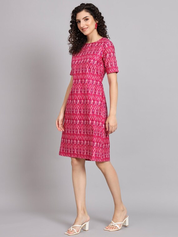 ethnic a line dress New style suspender skirt A-line stitching ethnic style dress