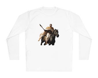 Horseback Riding Shirt, Long Sleeve Shirt, Horse Print Shirt, Unisex Crewneck Shirt, Cotton Tshirt, Horse Lover Gift