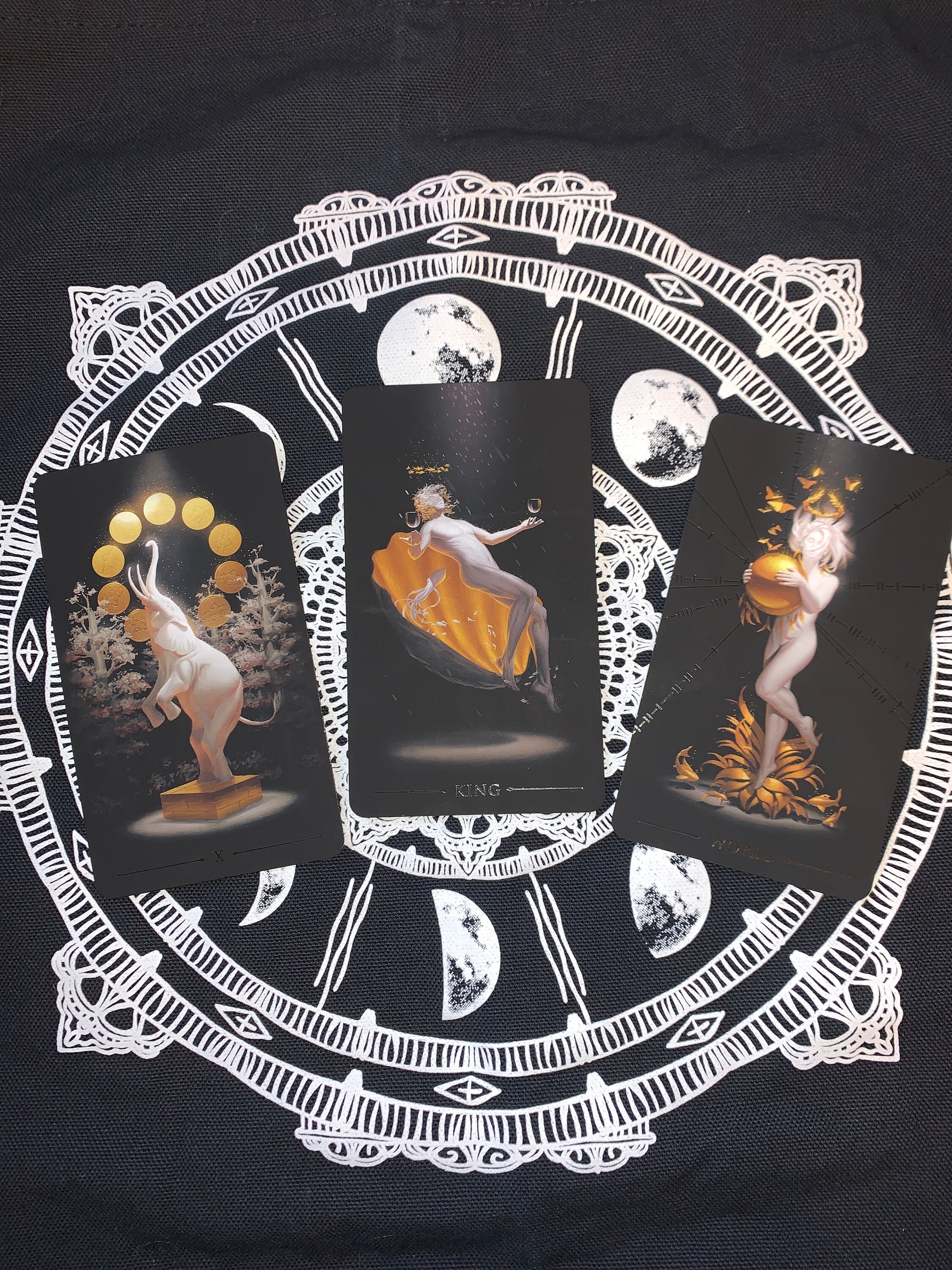 3 Card Tarot Spread True Black Deck Etsy 3 Card Tarot Spread True Black Deck Etsy
