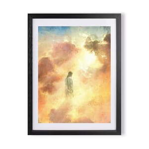 Ascension of Jesus Christ, Christian Wall Art, Digital Download, Watercolor Painting, Religious Gift, Digital Prints