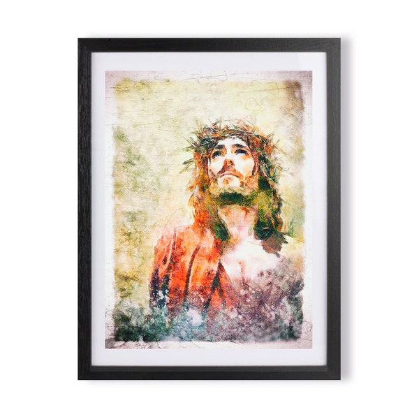 After Crucifixion of Jesus Christ, Jesus Printable Painting, Digital Download, Jesus Wall Art Prints, Religious Gift, Digital Prints