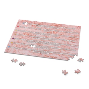 Affirmation Puzzle - Erhebendes Puzzle für Achtsamkeit und Selbstliebe - Inspirierendes Geschenk, Motivationsdekor, Self-Care-Aktivitäten