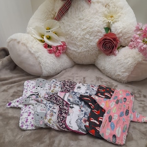 Washable sanitary towel in cotton and bamboo sponge Abundant flow