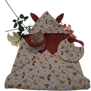 Coffret naissance Cape de bain bébé personnalisée