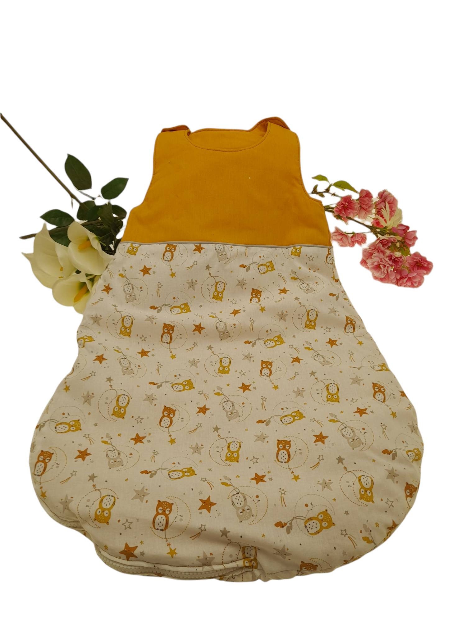 Gigoteuse Turbulette Hiboux Bébé Personnalisée