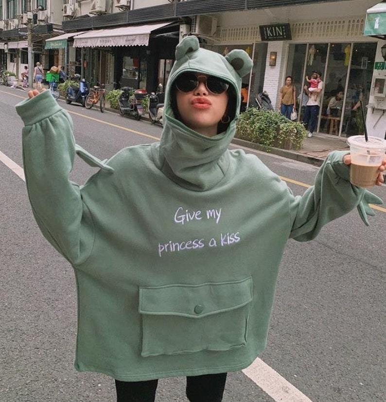 Frog Hoodie | Etsy
