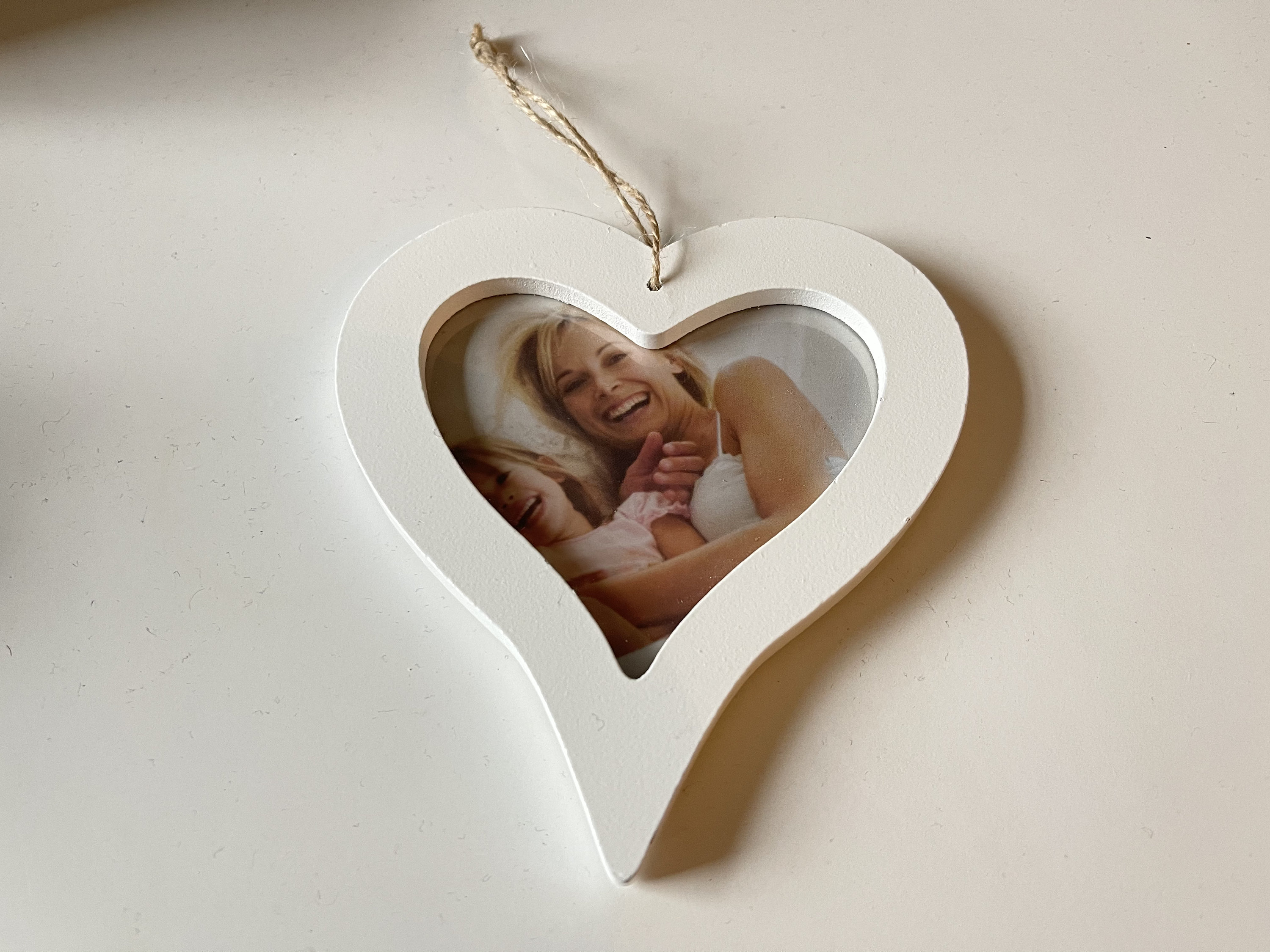 Beautiful Heart Shaped Hanging Wooden Photo Frame Etsy
