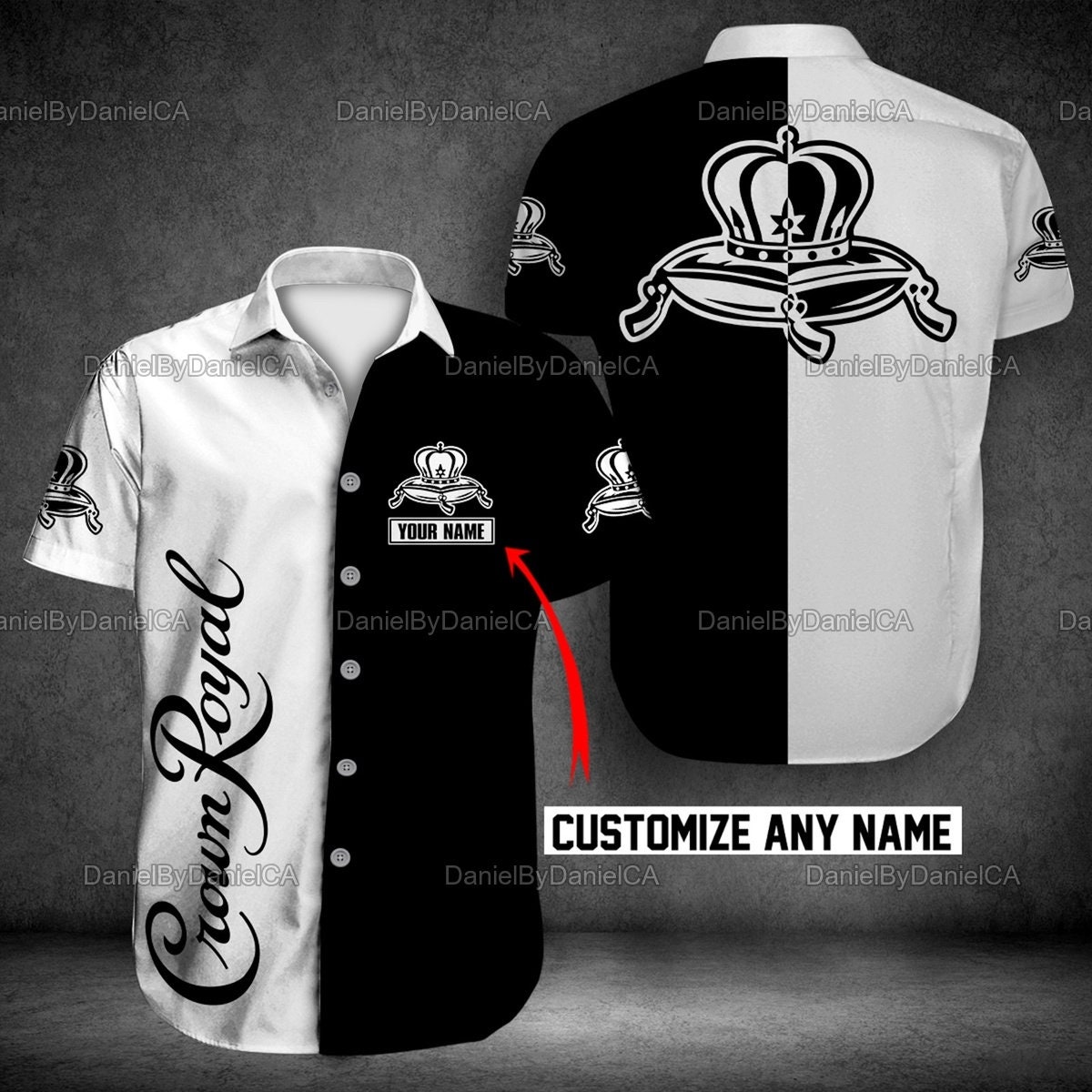 Crown Royal Button Shirts Summer Shirts 