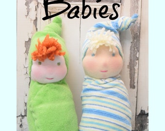 Sew a Swaddle Baby - Waldorf Style Doll - Digital Download Sewing Pattern PDF