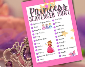 Fairy Scavenger Hunt - Digital Download - Fairies Party Activity - PDF ...