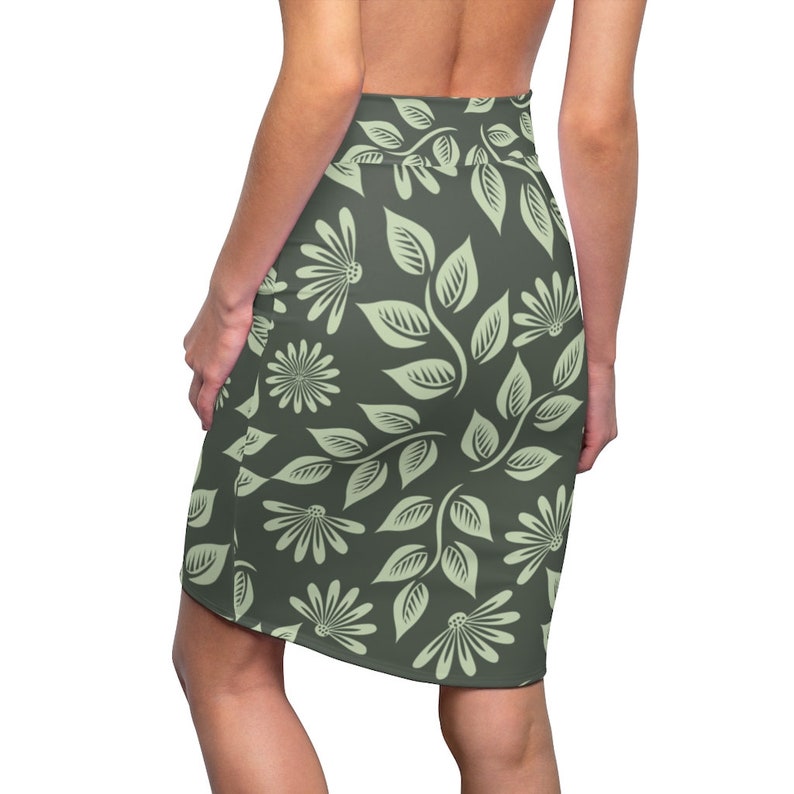 Lawyer pencil skirt High Waist Skirt Casual ladies pencil skirt Office Skirt Knee Length Skirt Women/'s Nature texture print skirt