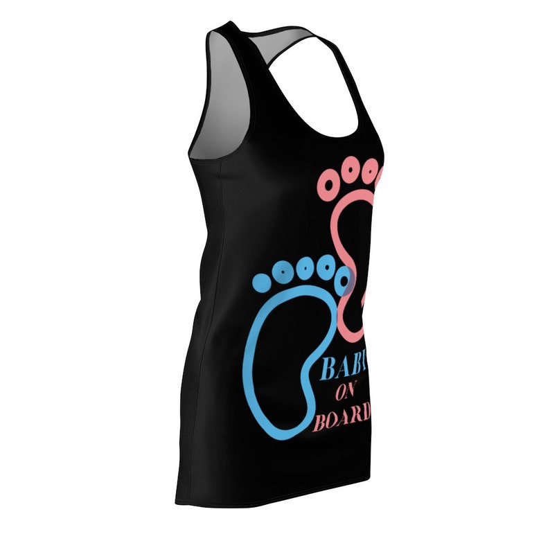 Baby on board Women/'s Cut /& Sew Racerback Dress Beach Dress
