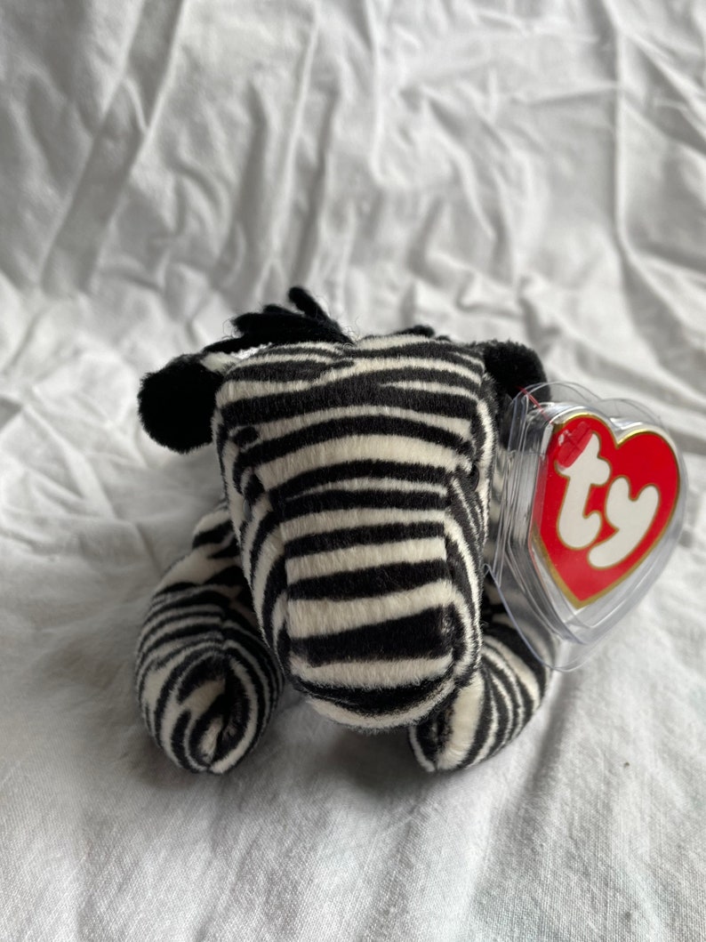 Ziggy the Zebra ty Beanie Baby 3rd Gen Tags Etsy