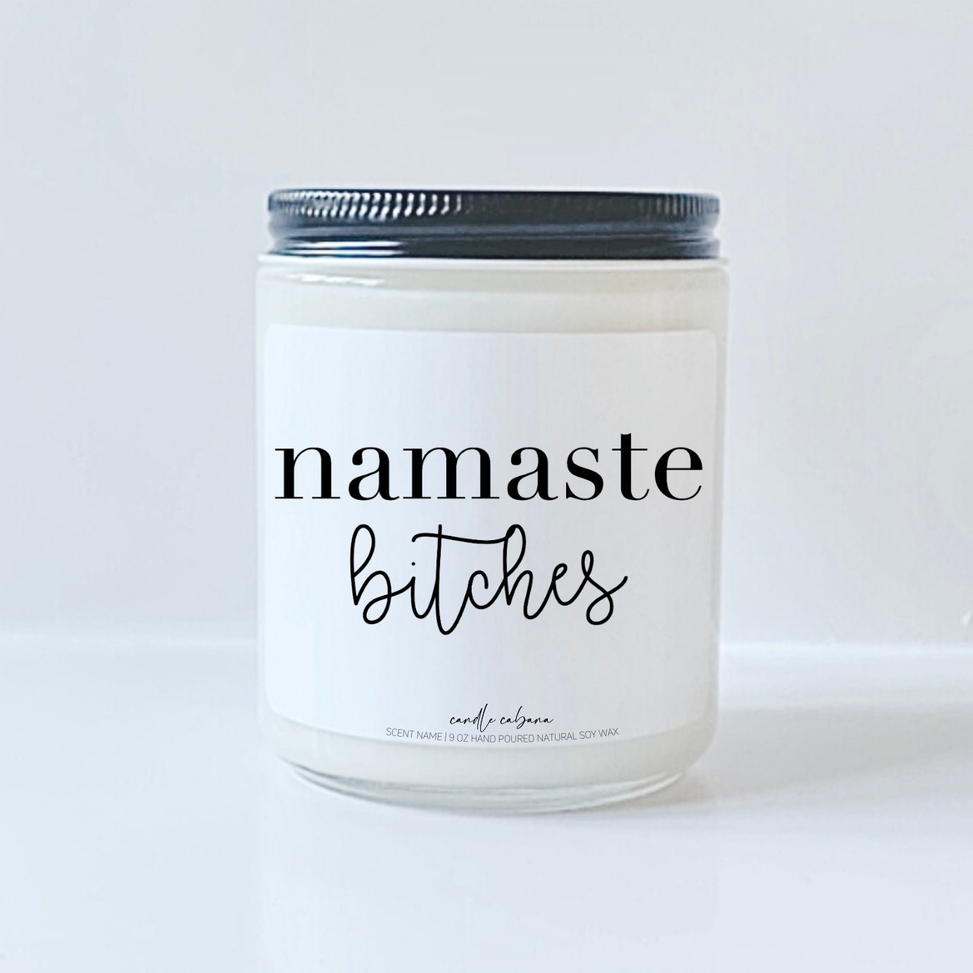 Namaste Bitches Funny Retro Yoga Kitchen Tea Bar Towel Gift for Women 