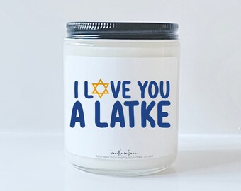 Happy Hanukkah Gifts, Funny Hanukkah Relationship Gift, I love you a latke, Jewish Holiday Gifts, Funny Hanukkah Gifts,Holiday Gifts for her