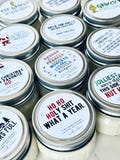 Funny Mini Mason Jar Candle Favors Christmas Gift Holiday Gifting Xmas Coworker Secret Santa Neighbor Teacher Gift under 10 Stocking Stuffer