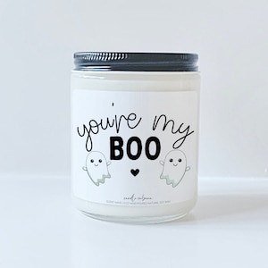 You're my boo, Cute Halloween candle for her, Gifts for him, Funny Fall candle decor, Halloween decor, fall scented candles, Fall decor