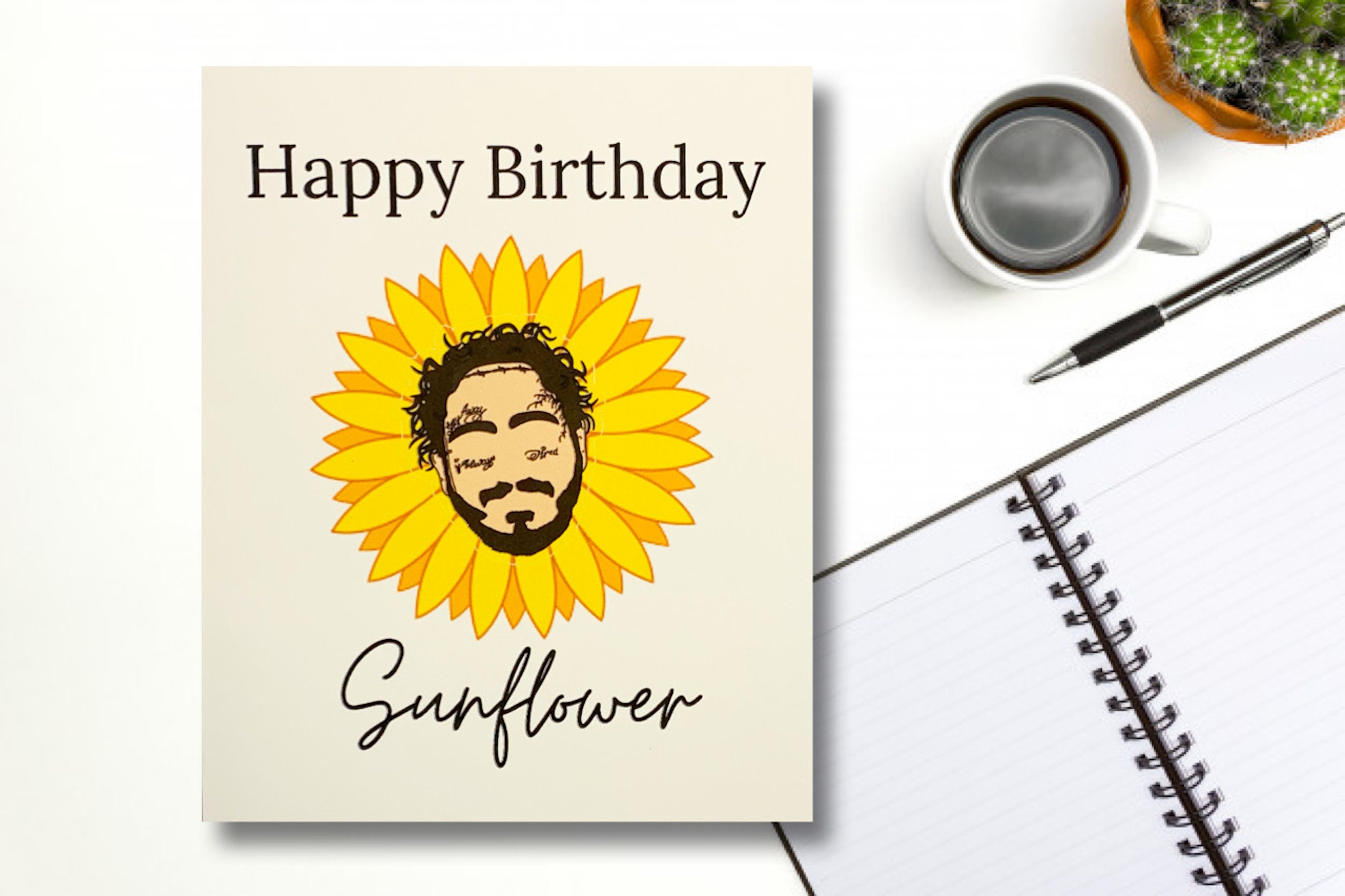 Post Malone Birthday Card | Etsy