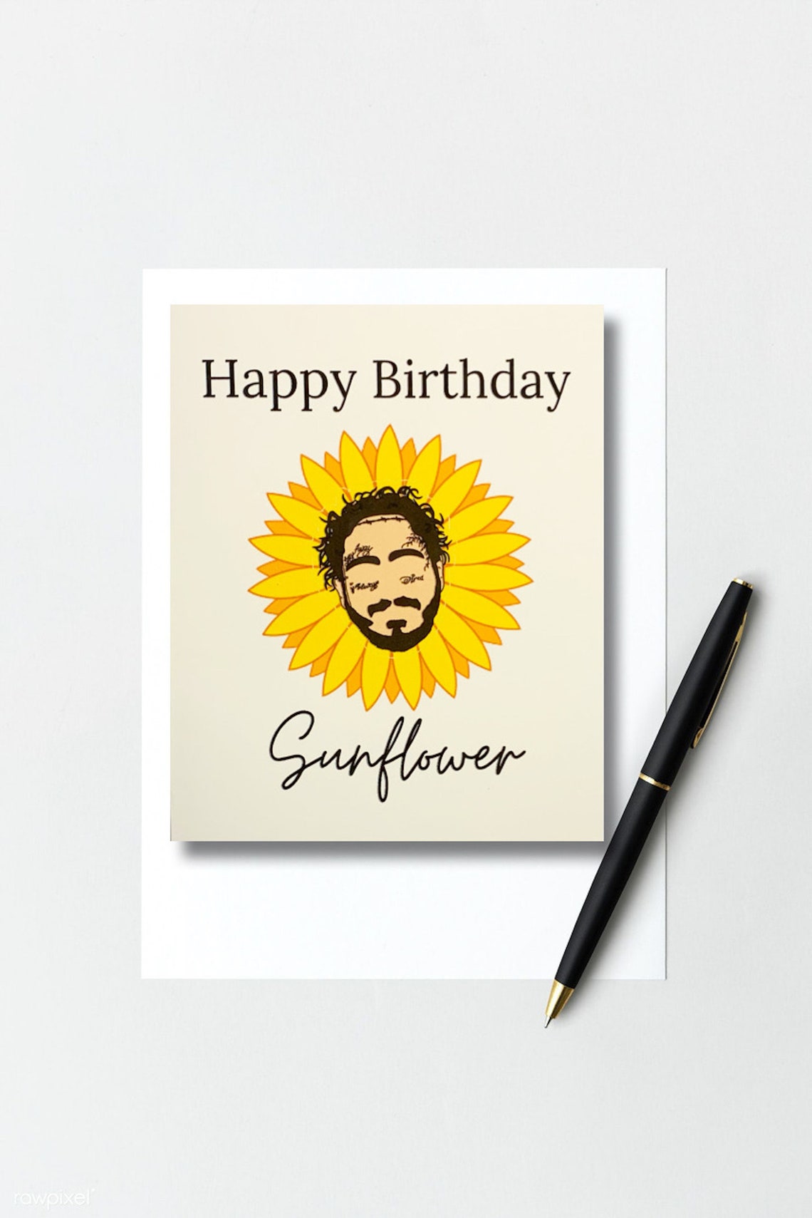 Post Malone Birthday Card | Etsy