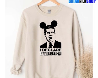 Office Michael Scott I Declare Bankruptcy Vintage Retro Sunset Men's T-Shirt Office Michael Scott I Declare Bankruptcy Vintage Retro Sunset Men's T-Shirt