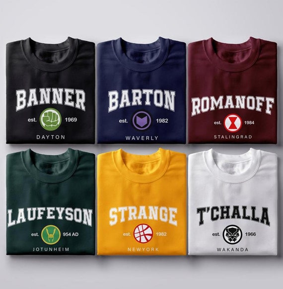 Avengers Team Shirt Avengers Shirt 
