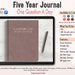 see more listings in the 5 Year Journal section