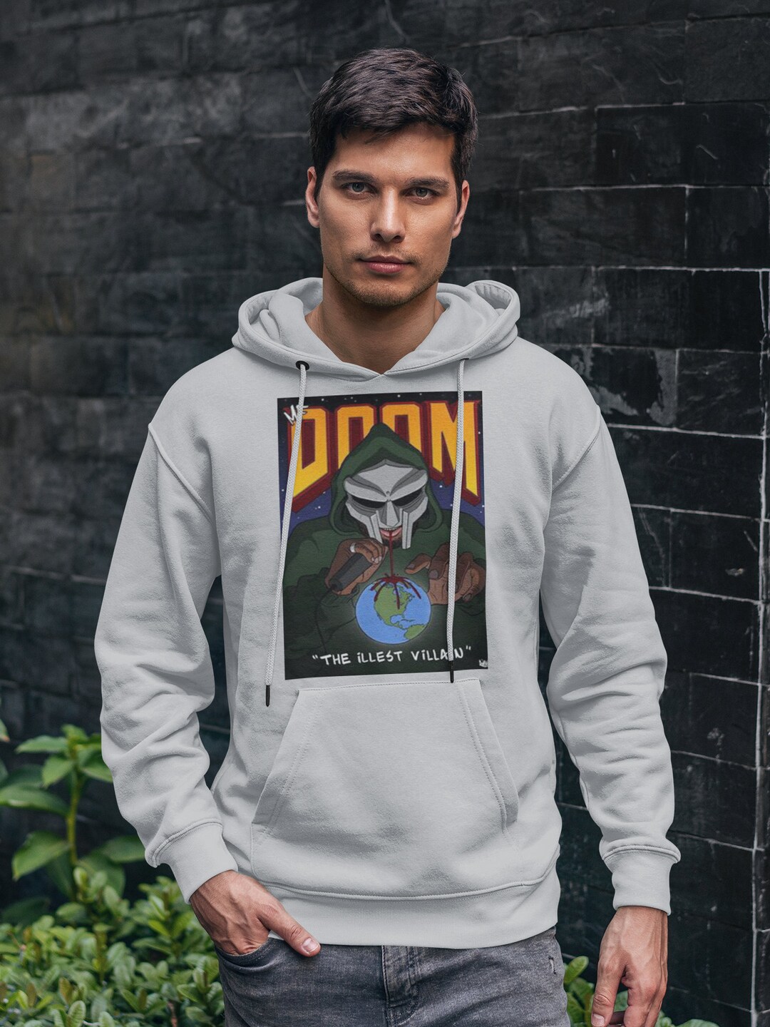 MF Doom Hoodie Hip Hop Clothing Rap Sweatshirt 90s Rapper Merch ...