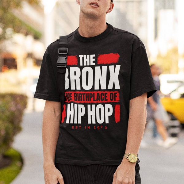 The Bronx The Birthplace Of Hip Hop T-Shirt Tees Rapper Clothing Snoop Dogg  MF Doom Jay-Z Eminem Streetwear Lil Wayne  50 Cent Rap Quotes