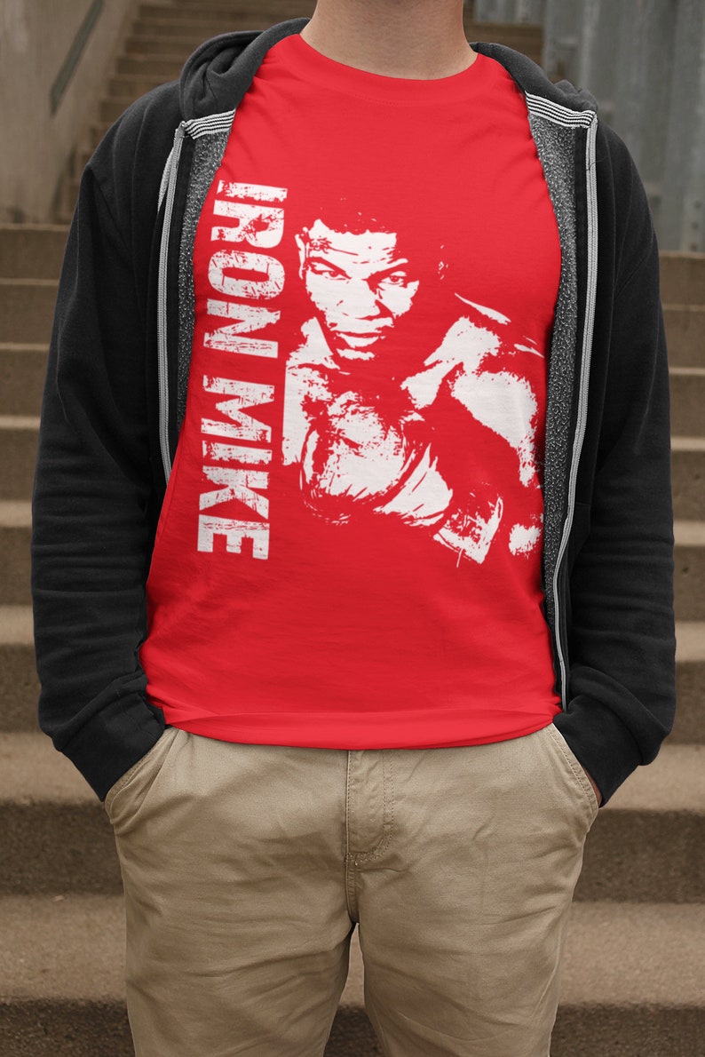 Mke TysonT-Shirt Boxing Legend IronMike TheBaddestManOnThePlanet BoxingLegend Champion KnockoutKing Red