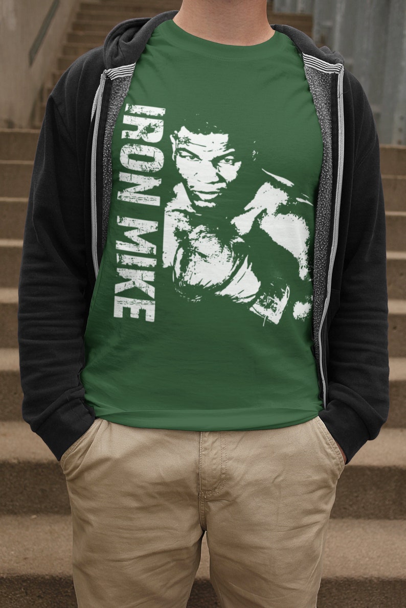 Mke TysonT-Shirt Boxing Legend IronMike TheBaddestManOnThePlanet BoxingLegend Champion KnockoutKing Green