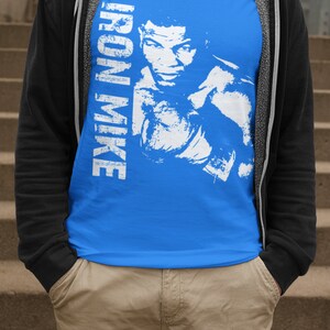 Mke TysonT-Shirt Boxing Legend IronMike TheBaddestManOnThePlanet BoxingLegend Champion KnockoutKing Blue