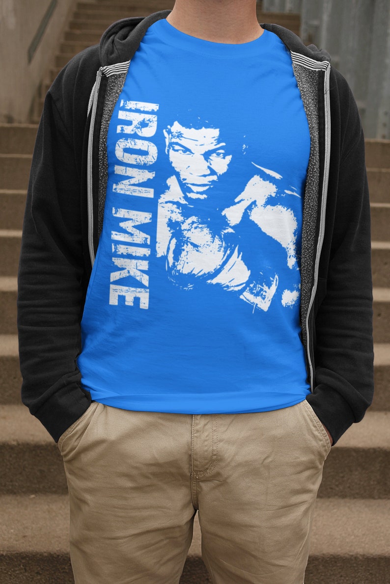 Mke TysonT-Shirt Boxing Legend IronMike TheBaddestManOnThePlanet BoxingLegend Champion KnockoutKing Blue