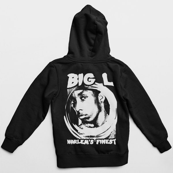 Big L Hip Hop Hoodie Rap Clothing Old School Rappers Merch Urban Streetwear Lil Wayne Kanye West Eminem Fashion Legends New Pop Smoke Tee