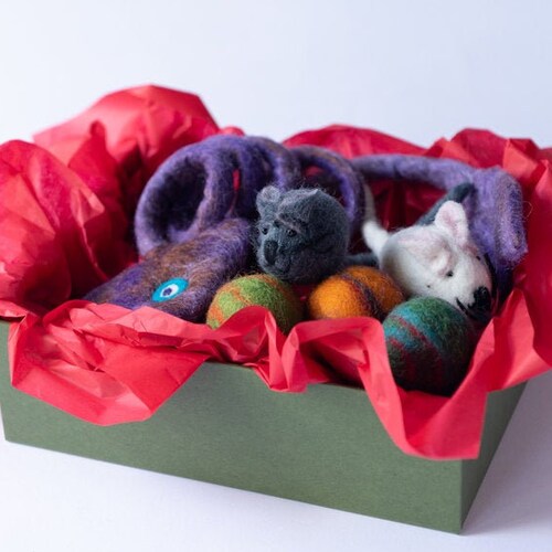 Cat Gift Box Treat Box Cat Birthday Gift Cat Gift Etsy UK