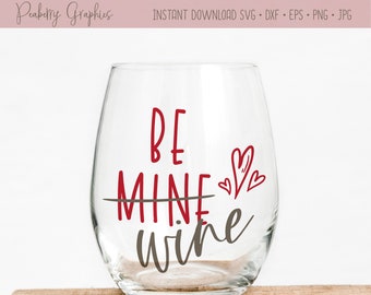 Valentine Wine Svg Etsy Valentine vase made from a reclaimed wine bottle, spray paint with primer, twine, and a bow. valentine wine svg etsy