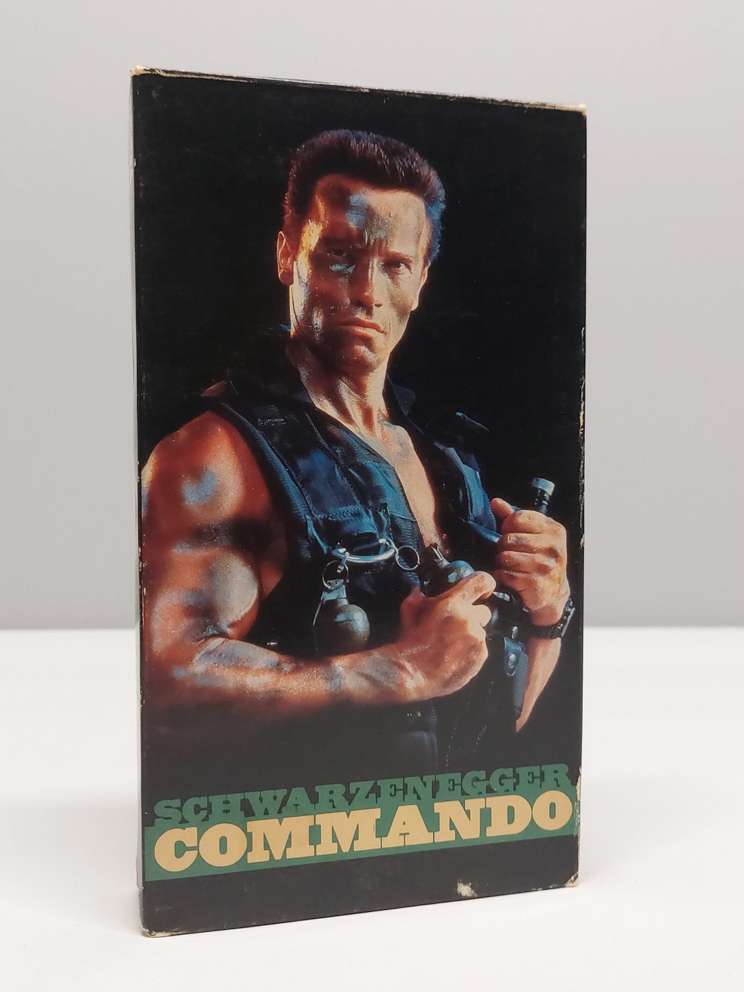 VHS Tape Commando 1985 Used VHS Tape Nostalgic Movie Etsy