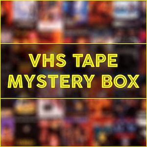 VHS Mystery Box - 3 (TRZY) Stare używane kasety VHS | Blockbuster Movie Night