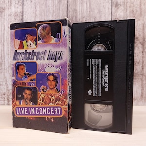 Backstreet Boys - Live in Concert (1997) | Gebrauchte VHS Kassette | Filmklassiker Sammlerstück