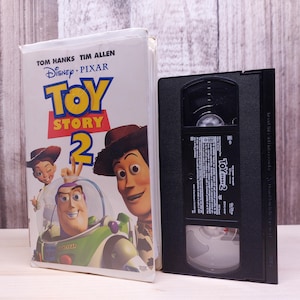 Toy Story 2 (1999) | Fita VHS usada | Filme clássico colecionável