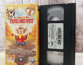 Um Conto Americano: Fievel no Oeste (1991) | Fita VHS Usada | Colecionável de Filmes Clássicos
