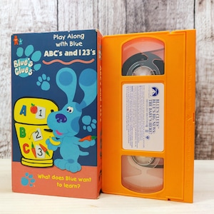 Blues&#39;s Clues: ABC&#39;s and 123&#39;s (1999) | Used VHS Tape | Classic Movie Collectible