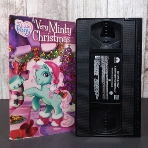 My Little Pony A Very Minty Christmas Vintage Used VHS Tape Free