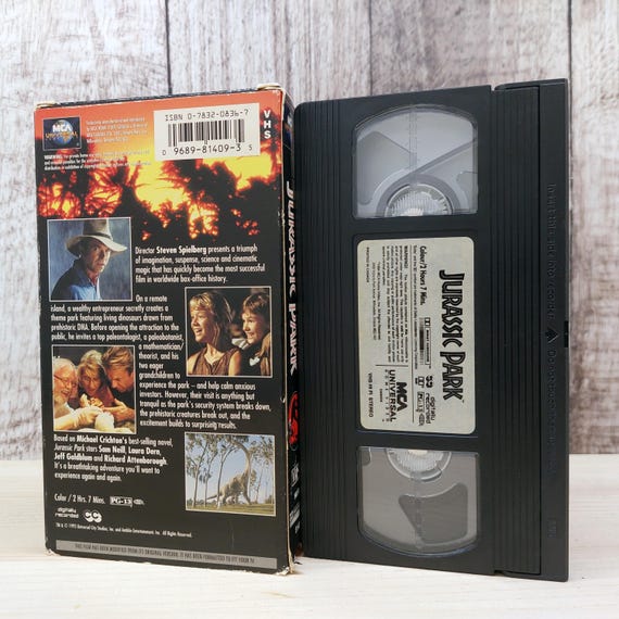 Jurassic Park (1993) | Used VHS Tape | Classic Movie