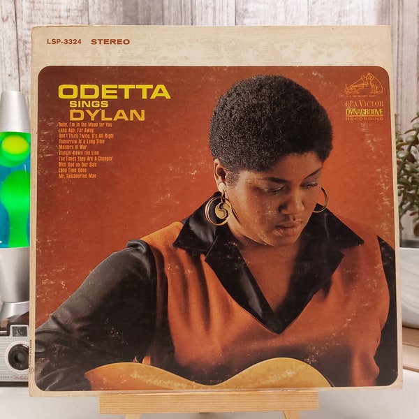 Odetta - Odetta Sings Dylan (1965) [LSP-3324] | Used Vintage Vinyl Record Album LP, Ultrasonically Cleaned