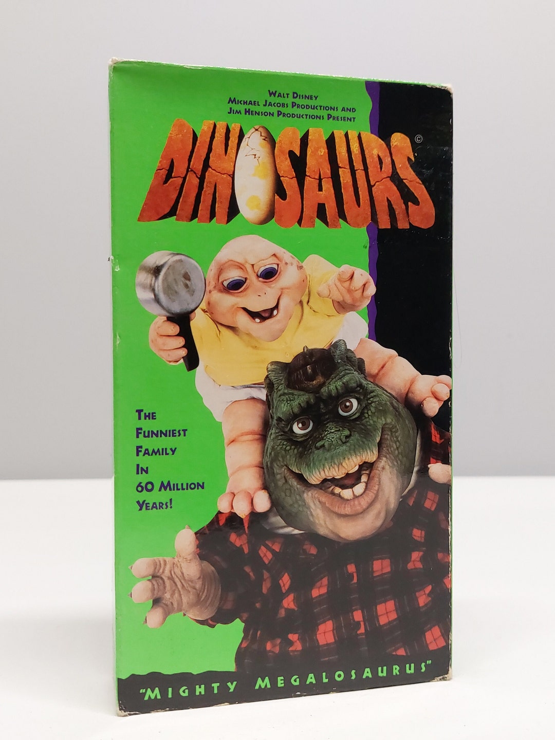 Dinosaurs Mighty Megalosaurus 1991 VHS Tape Vintage Retro Movie