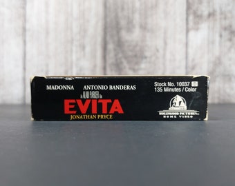 Evita 1996 Vintage Used VHS Tape Free Shipping on Orders - Etsy Österreich