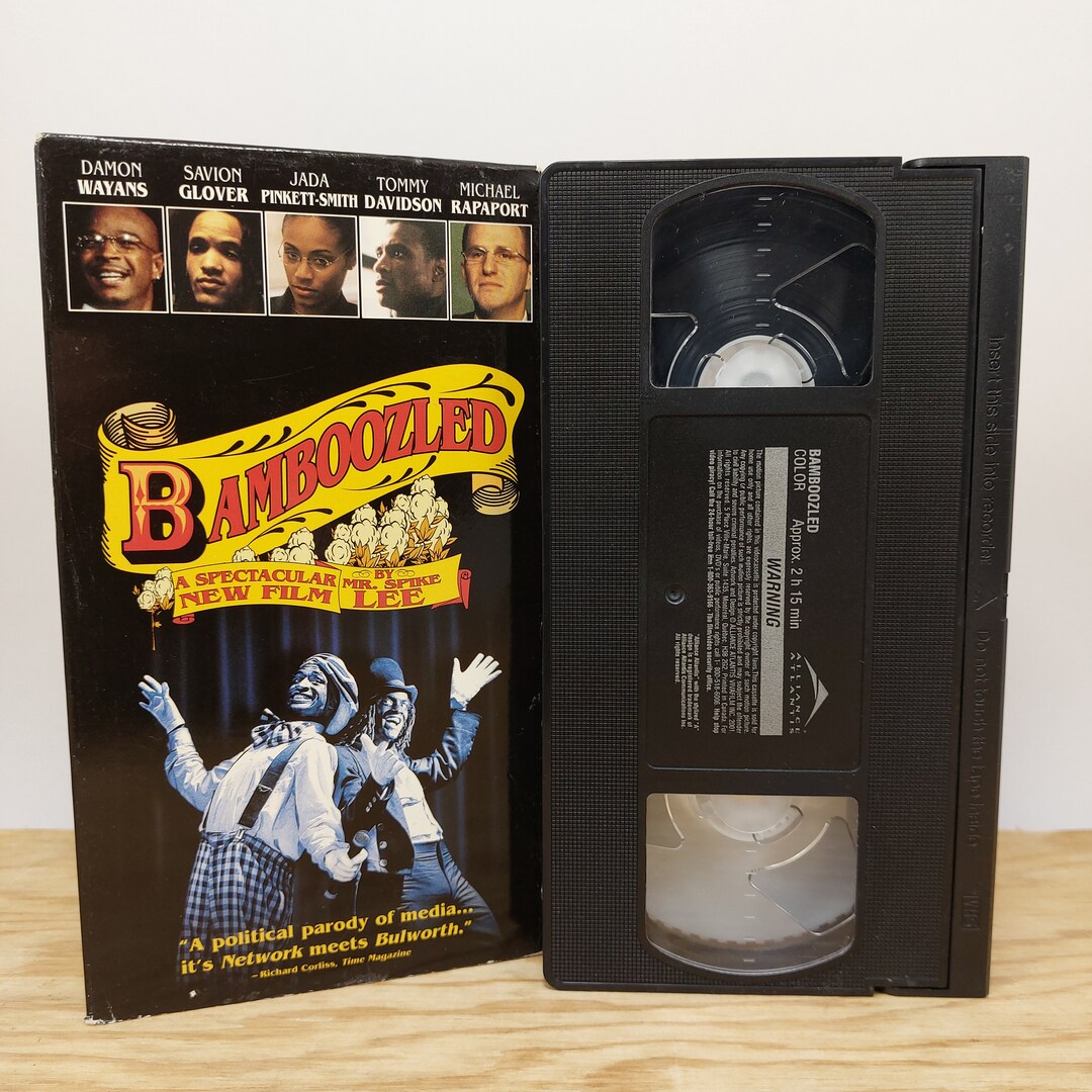 Bamboozled 2000 Used VHS Tape Satire Drama Spike Lee Etsy