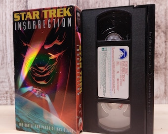 Jornada nas Estrelas: Insurreição (1998) | Fita VHS Usada | Colecionável de Filmes Clássicos