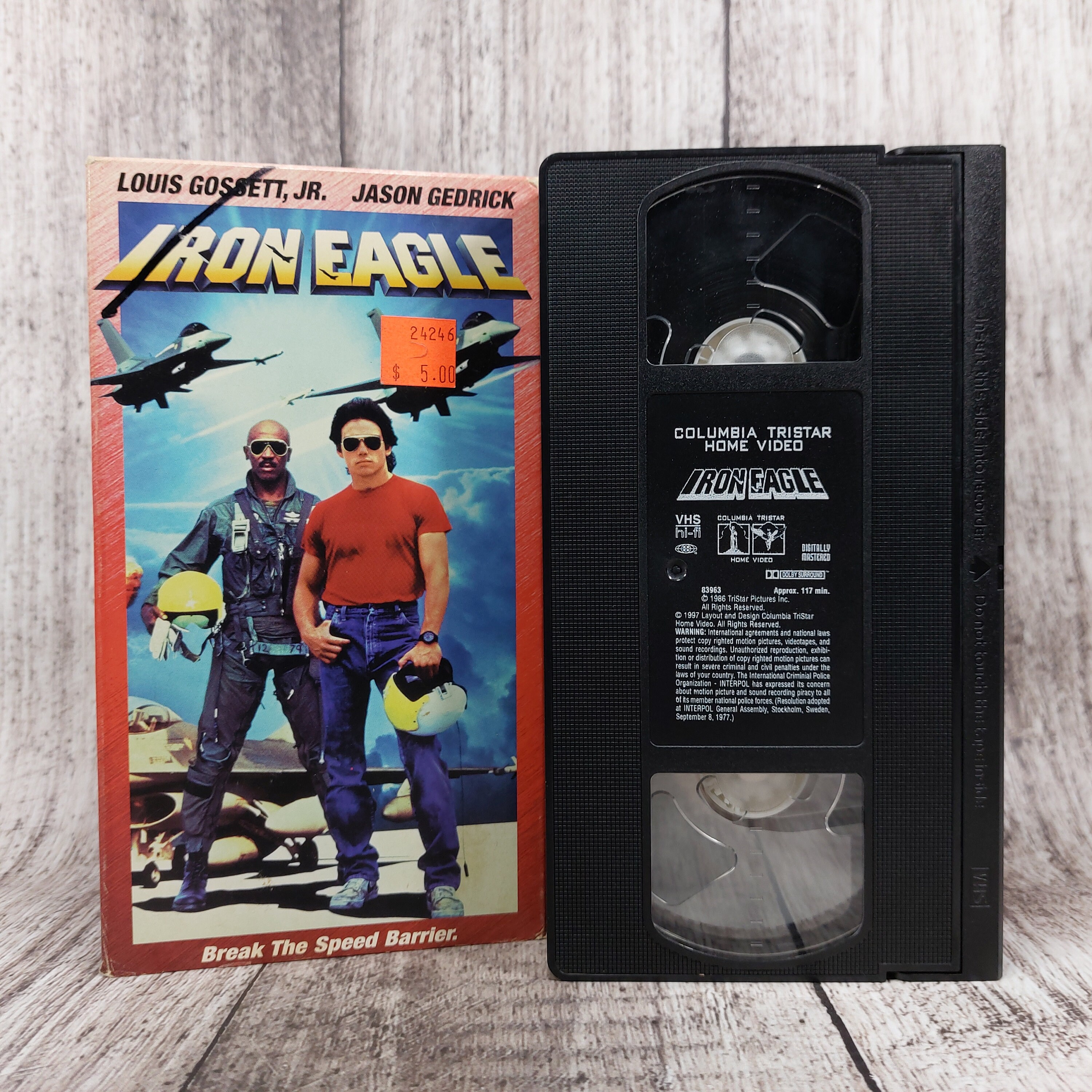 Iron Eagle (1986) | Vintage Used VHS Tape | Free Shipping on Eligible  Orders!