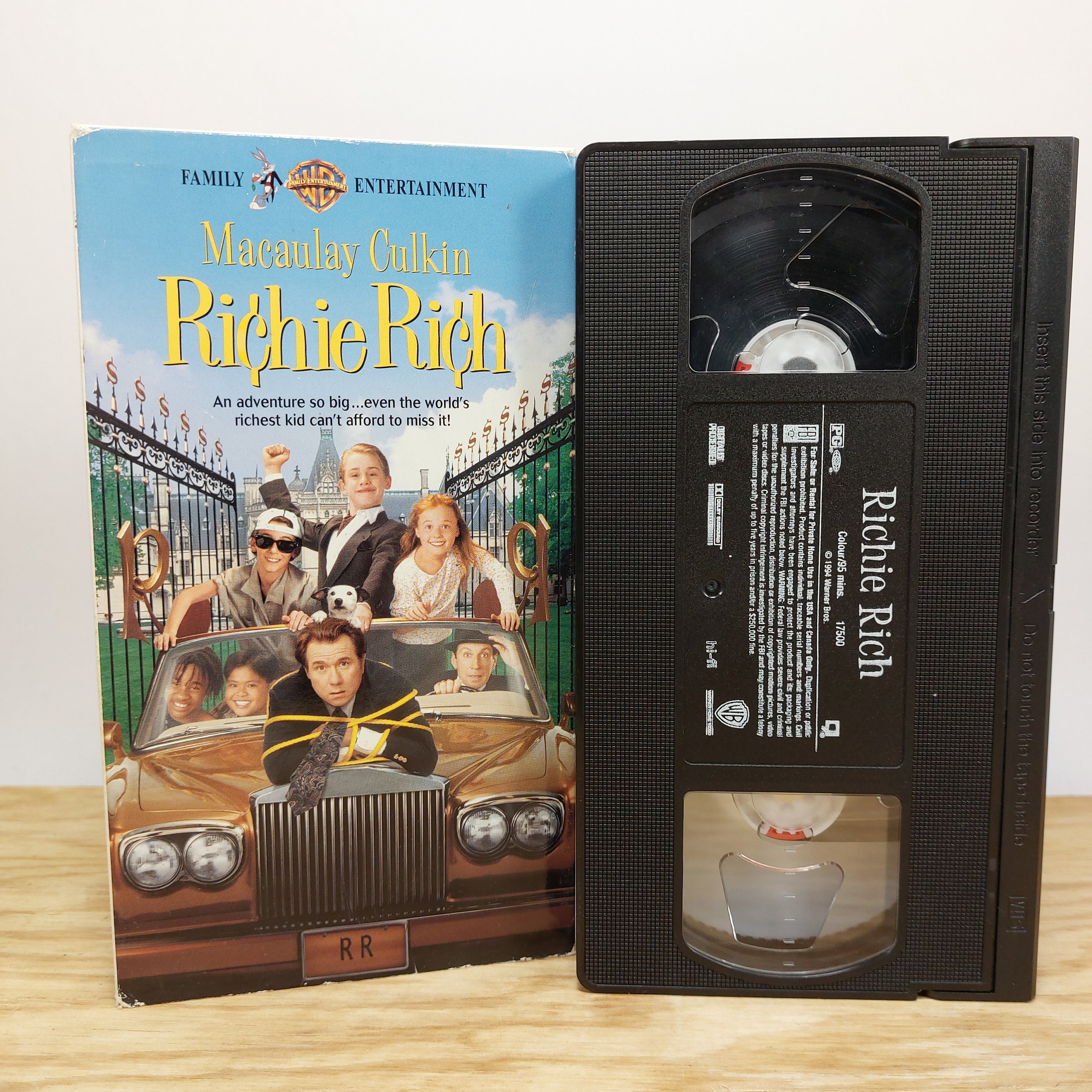 Richie Rich 1994 Used VHS Tape Comedy Family Macaulay - Etsy